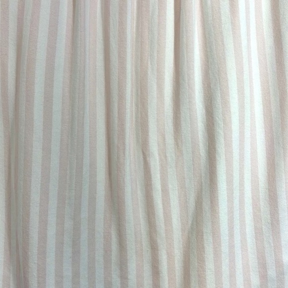 Madewell - Central Pink And White Soft Striped Button Down Rolled Sleeve Top SM - Picture 11 of 11